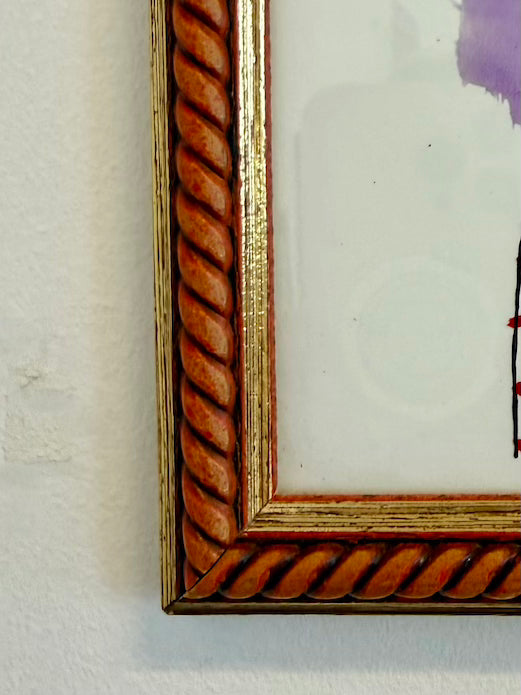 titel: A Head Full (print in vintage lijst)